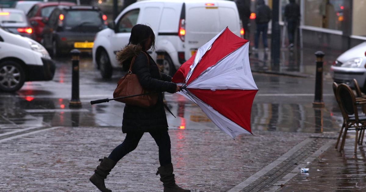 York - Thunderstorms and heavy rain and bank holiday weather