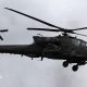image of military helicopter flying