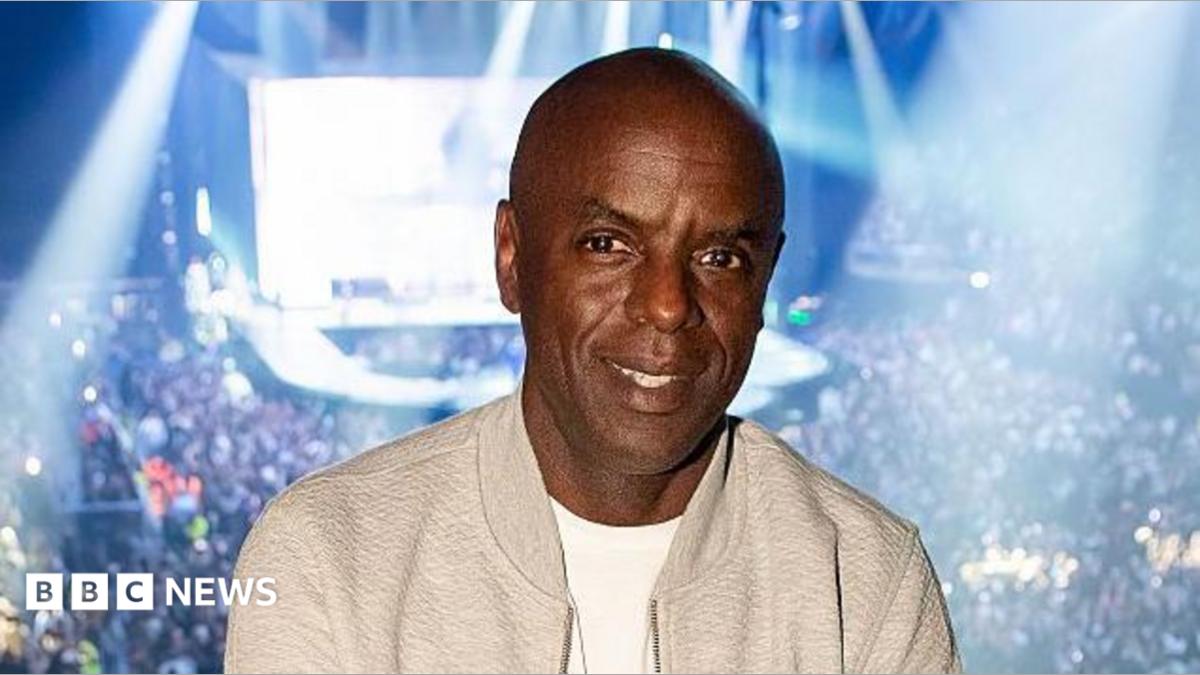 Trevor Nelson attends night 4 of the "Usher: Past Present Future" tour at The O2 Arena on April 05, 2025 in London, England