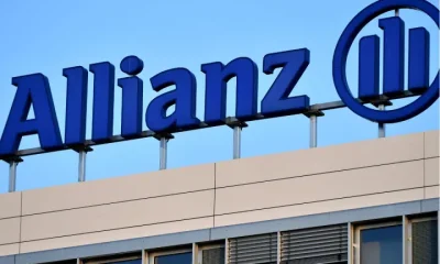 The Allianz sign erected on top of one of its premises