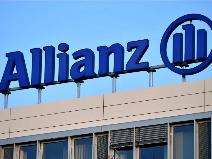 The Allianz sign erected on top of one of its premises