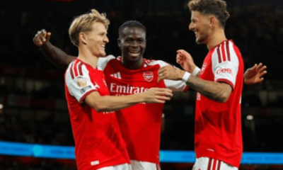 Arsenal celebrate