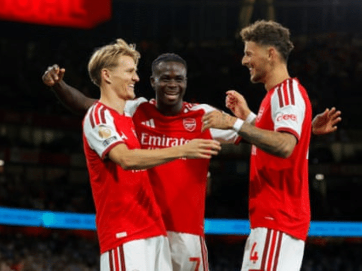 Arsenal celebrate