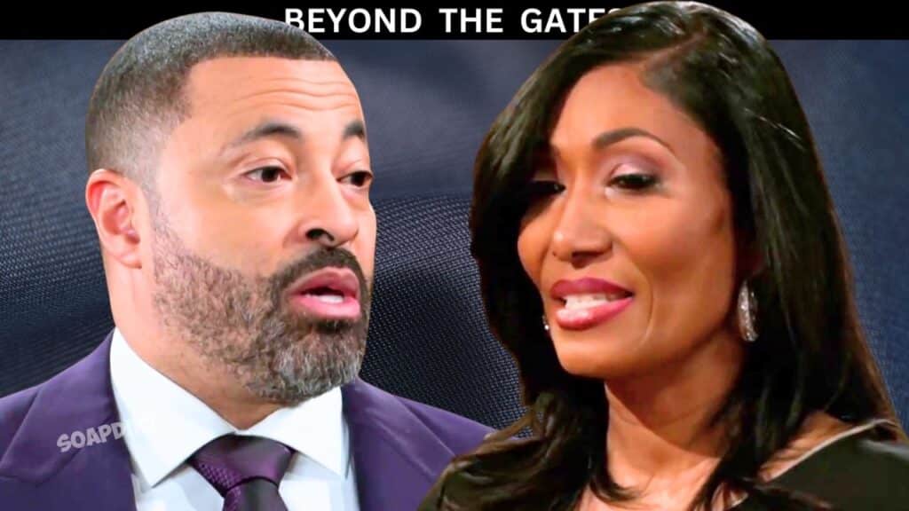Beyond the Gates Spoilers: Bill Hamilton (Timon Kyle Durrett) - Dana Thomas (Trisha Mann-Grant)