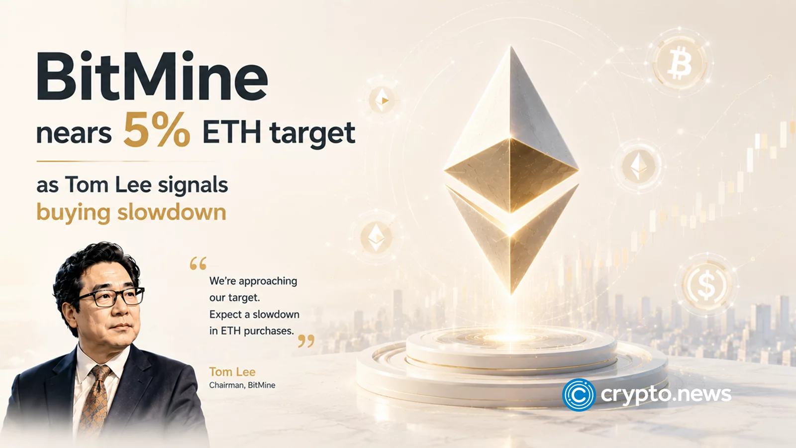 BitMine adds 53,501 ETH as holdings reach 5.9M