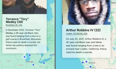 Black people founding hanging since 2018