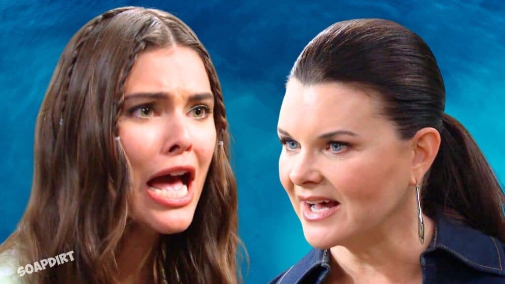 Bold and the Beautiful Spoilers: Electra Forrester (Laneya Grace) - Katie Logan (Heather Tom)