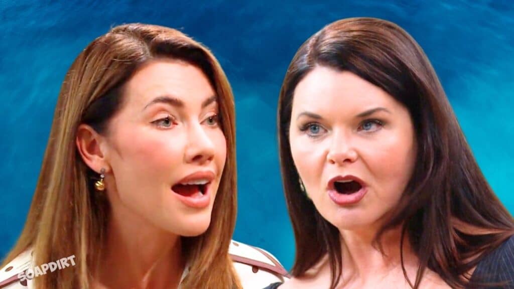 Bold and the Beautiful Spoilers: Steffy Forrester (Jacqueline MacInnes Wood) - Katie Logan (Heather Tom)