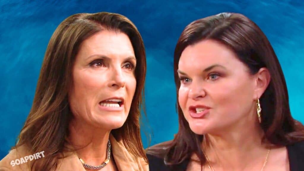 Bold and the Beautiful Spoilers: Sheila Carter (Kimberlin Brown) - Katie Logan (Heather Tom)