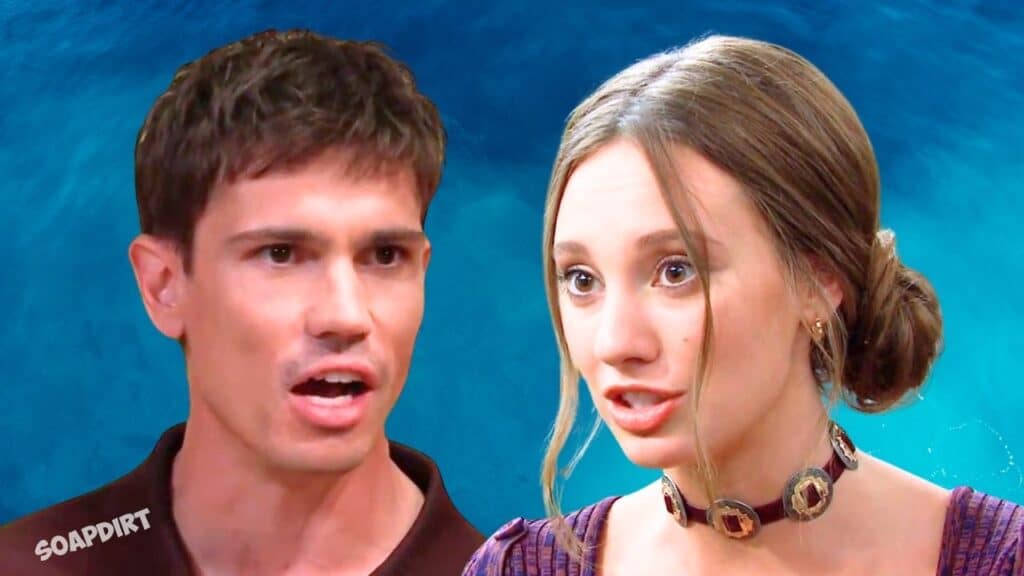 Bold and the Beautiful Spoilers: John Finnegan (Tanner Novlan) - Miss Dylan (Sydney Bullock)