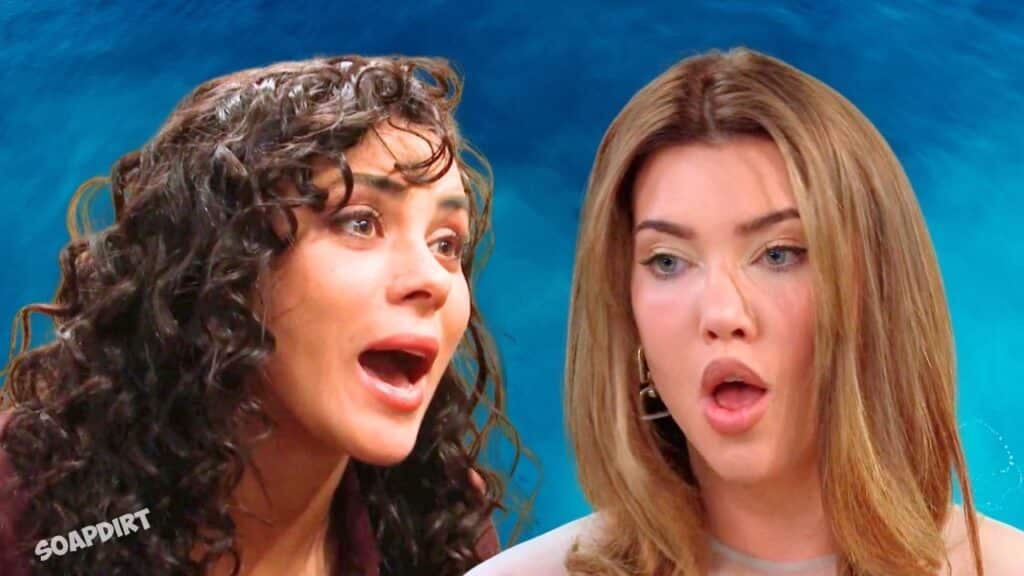 Bold and the Beautiful: Daphne Rose (Murielle Hilaire) - Steffy Forrester (Jacqueline MacInnes Wood)