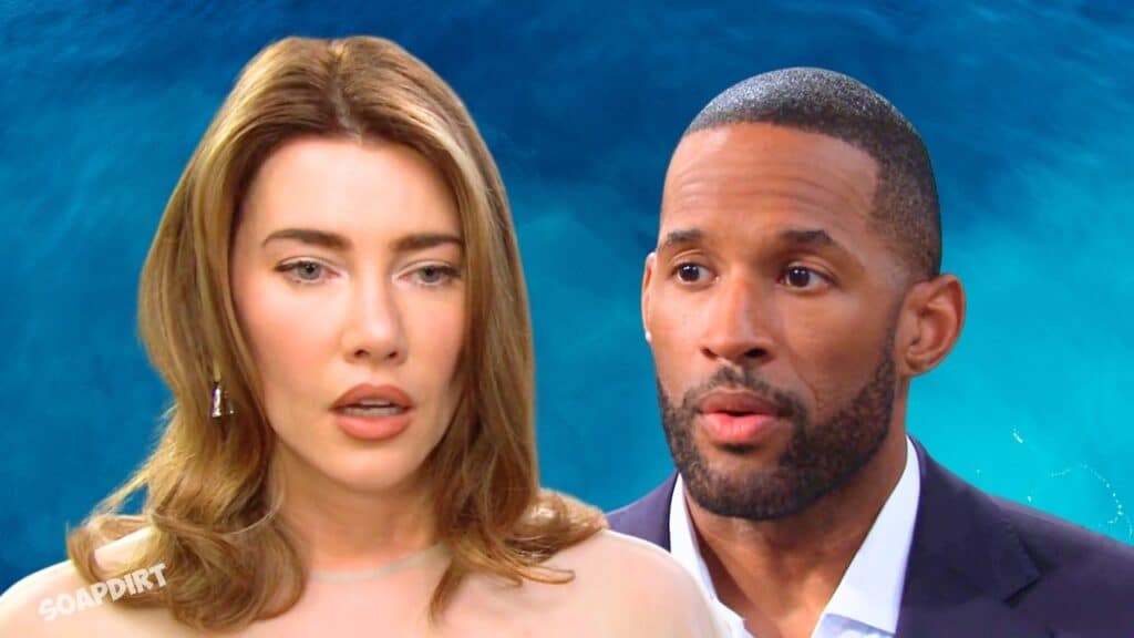 Bold and the Beautiful: Steffy Forrester (Jacqueline MacInnes Wood) - Carter Walton (Lawrence Saint-Victor)