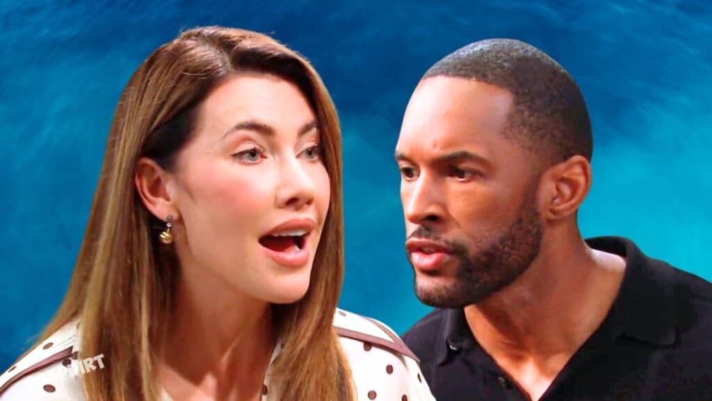 The Bold and the Beautiful: Carter Walton (Lawrence Saint-Victor) - Steffy Forrester (Jacqueline MacInnes Wood)