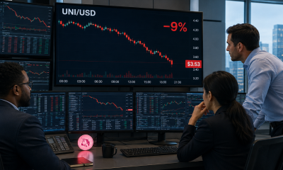 Uniswap slides 9% as weak retail demand threatens key support