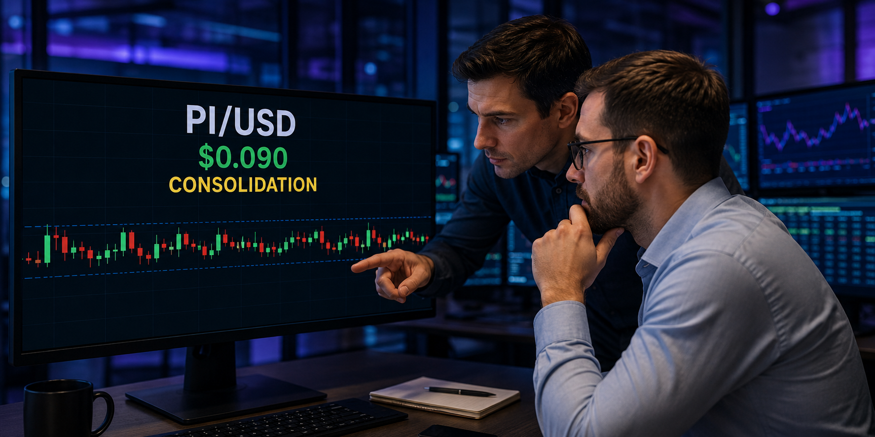 Pi holds above $0.085 support as crypto market recovery loses momentum