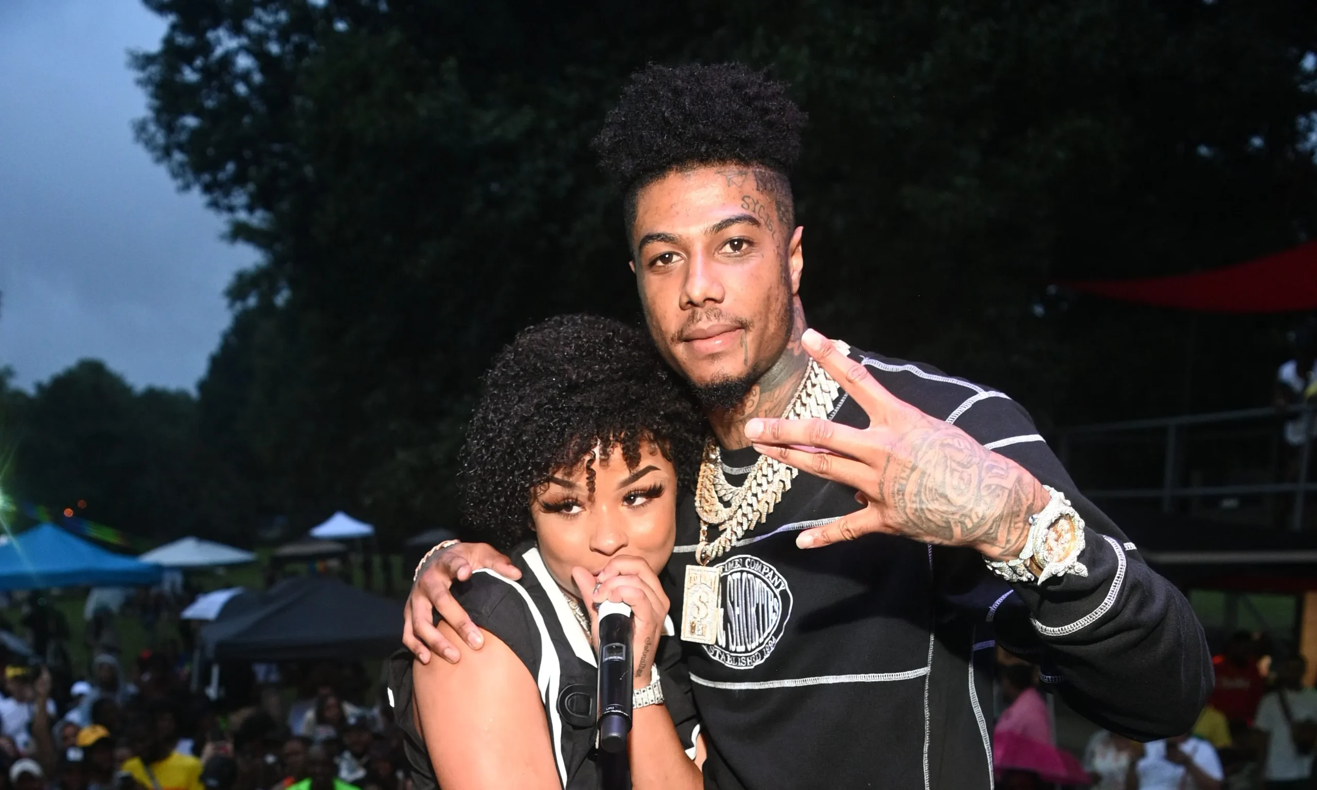 Chrisean Rock Blueface Social Media Reactions Comparison Jay-Z Beyoncé Livestreams Videos