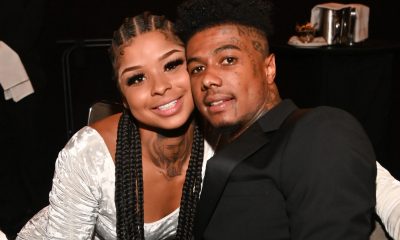 Chrisean Rock throws hands throwing hands street fight video Blueface professional boxer