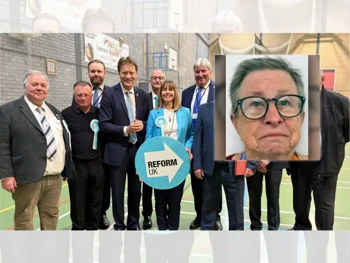Reform UK councillors in Newcastle-under-Lyme including Christine Duffy