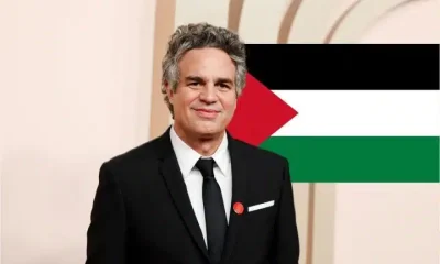 Mark Ruffalo and the Palestine flag