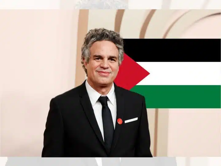 Mark Ruffalo and the Palestine flag