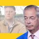 Nigel Farage of Reform UK and Robbie Lammas