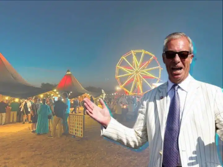 Image of Nigel Farage of Reform UK and Farage Fest
