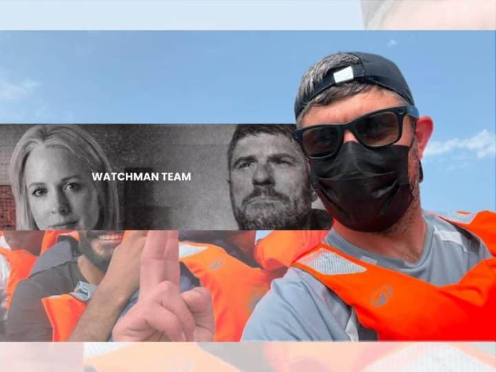 Images of Christian Drogan and Isabelle Oakeshott of Watchman - migrant journalism