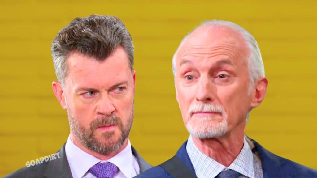 Days of Our Lives: Wilhelm Rolf (Richard Wharton) - EJ DiMera (Dan Feuerriegel)