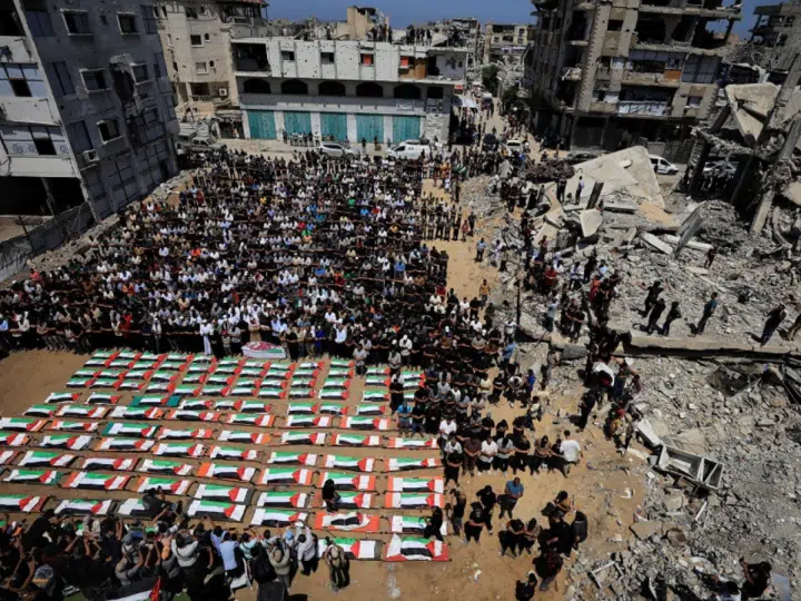 Gaza mass funeral