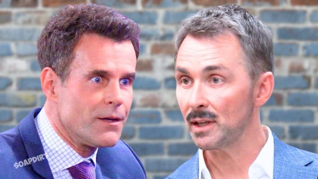 General Hospital Spoilers: Drew Cain (Cameron Mathison) - Valentin Cassadine (James Patrick Stuart)