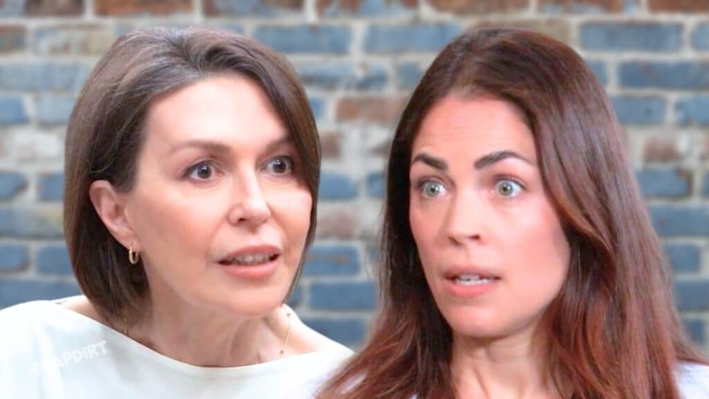 General Hospital: Anna Devane (Finola Hughes) - Britt Westbourne (Kelly Thiebaud)