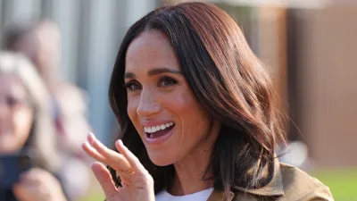 Meghan, Duchess of Sussex, takes part in the Scar Tree Walk on day three of the royal trip on April 16, 2026 in Melbourne, Australia. The Scar Tree Walk is a journey connecting traditional and contemporary Aboriginal cultures and histories of the Kulin Nation. The Duke and Duchess of Sussex are on a four-day visit to Australia, with engagements across Melbourne, Canberra and Sydney.