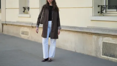 brown flat shoes