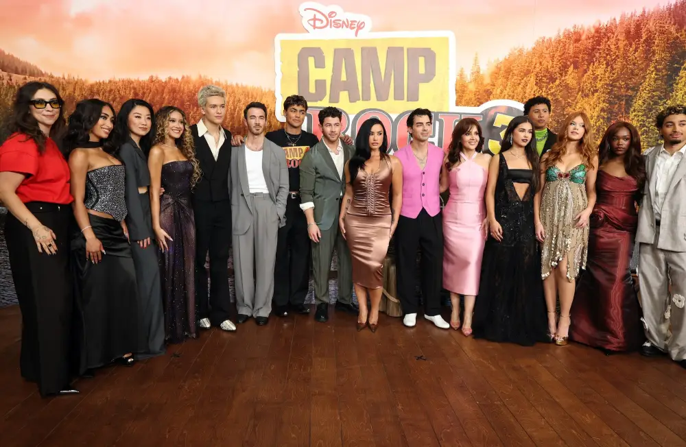 GettyImages-2289941717 Demi Lovato Reunites With Ex Joe Jonas and Jonas Brothers for Camp Rock 3
