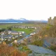 The Welsh town of Harlech