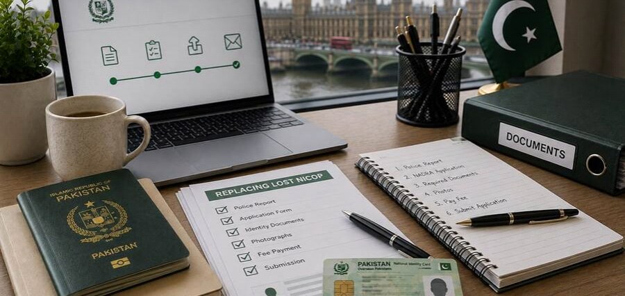 How to Replace a Lost NICOP While Living in the UK
