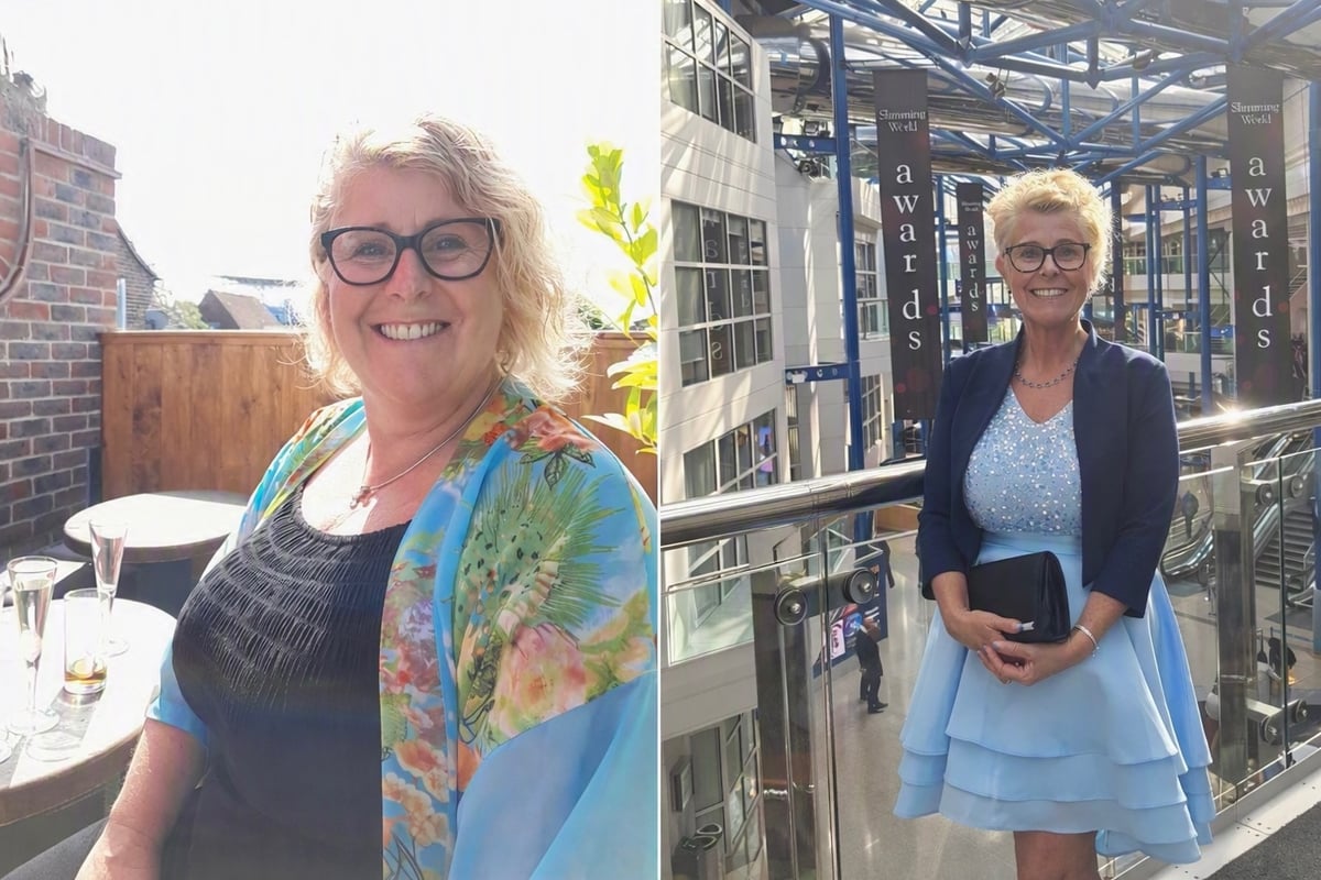 "Giving it her all for the community in Hilsea" - relaunch of Slimming World group
