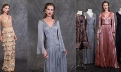 French Rose Gown with Cape Sleeves