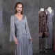 French Rose Gown with Cape Sleeves