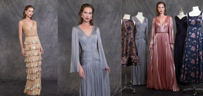 French Rose Gown with Cape Sleeves