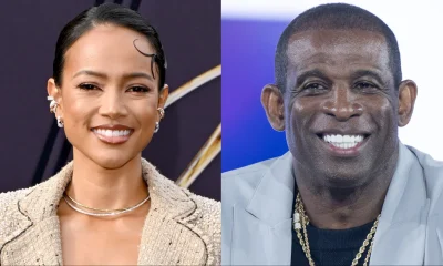 Karrueche Tran cooking video birthday feast dinner meal Deion Sanders kitchen fan reactions