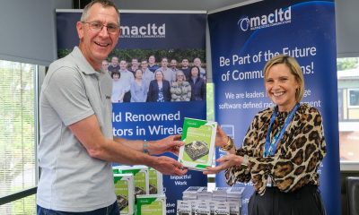 Hampshire engineering firm marks 40 years of innovation with donation to hospital school