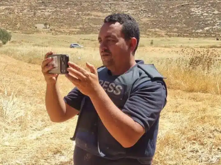Mohammed Awad is one of 40 Palestinian journalists currently detained by Israel for simply doing their job - while its killed countless more