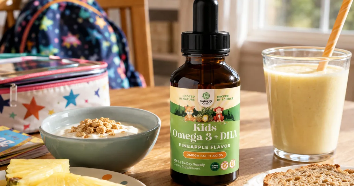 Save 20% on Kid‑Friendly Omega‑3 Drops for School Mornings
