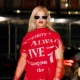 Rihanna Is Red Hot on Mother’s Day in Sexy Comme des Garcons Ensemble
