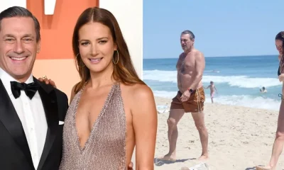 Jon Hamm, 55, expecting first child with wife Anna Osceola, 38, as she debuts baby bump