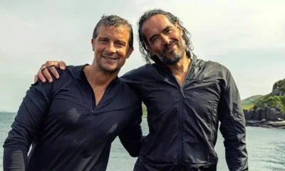 Bear Grylls defends baptising Russell Brand: ‘My faith says we shouldn’t judge’