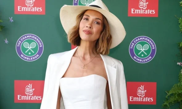 Myleene Klass issues warning to women after 'feeling lump at Wimbledon'