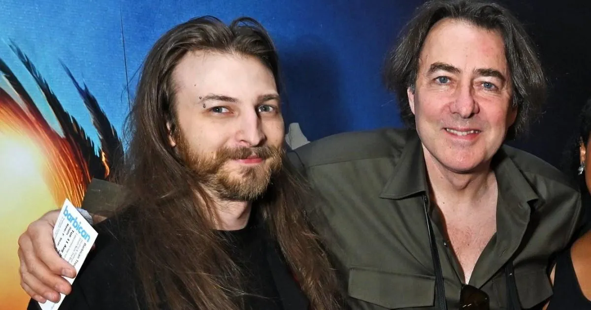 Jonathan Ross pictured with rarely-seen son Harvey, 32, on family night out