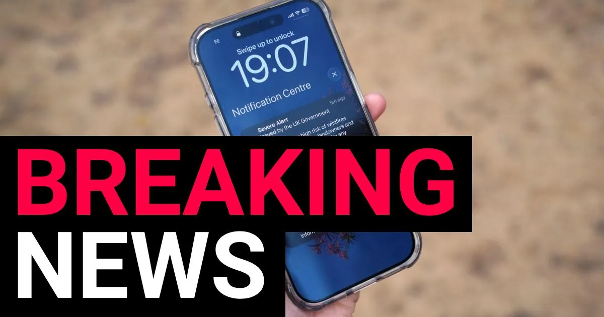 Millions startled by emergency alert with wildfire warning after UK blazes | News UK